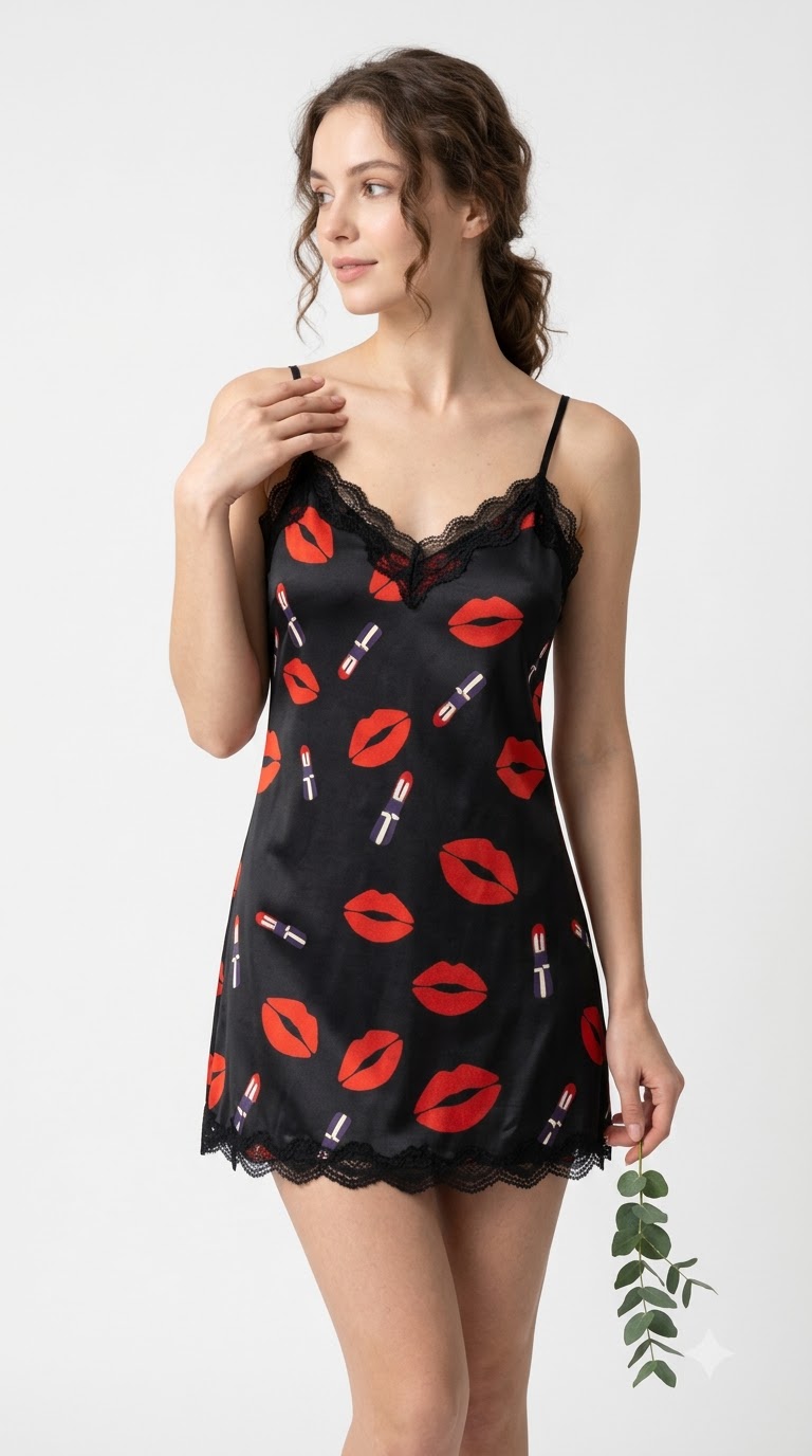 Air Wear Women's Sleepwear Set (Black)